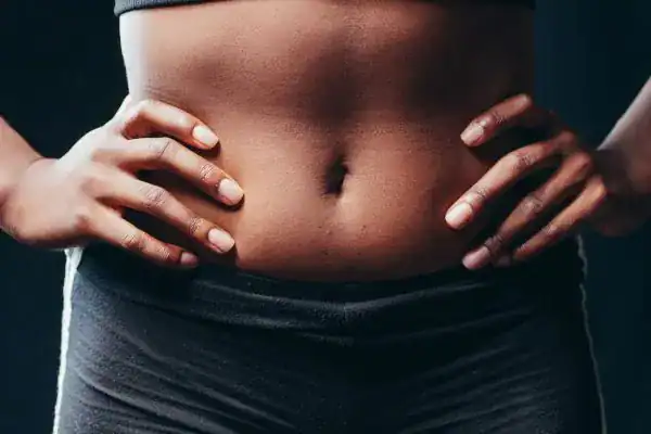Image of a toned stomach after non surgical treatment Gosport 